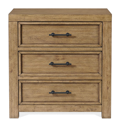 Bozeman - Three Drawer Nightstand - Light Brown