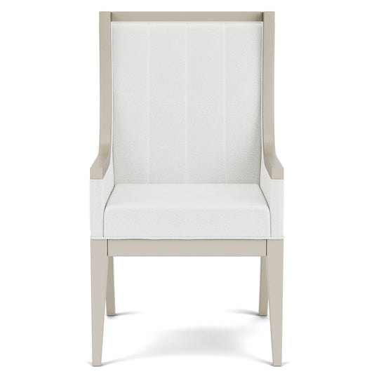 Hepburn - Upholstered Host Chair (Set of 2) 2" - White