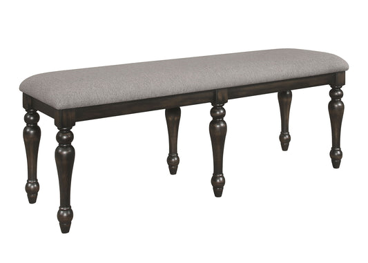 Hilara - Bench - Gray & Charcoal