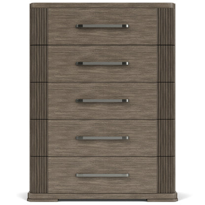 Sariel - 5-Drawer Chest - Dark Brown