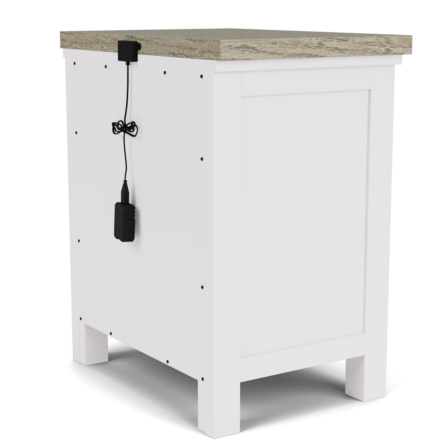 Cora - Two Drawer Nightstand - White