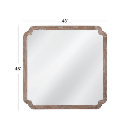 Lennox - Wall Mirror - Dark Brown