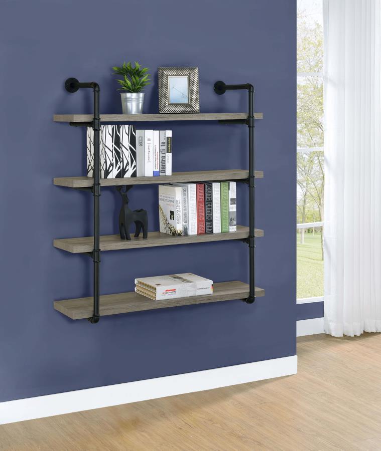 Elmcrest - 4-Shelf Wall Bookshelf