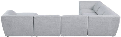 Miramar - Modular Sectional 7 Piece - Gray - Fabric