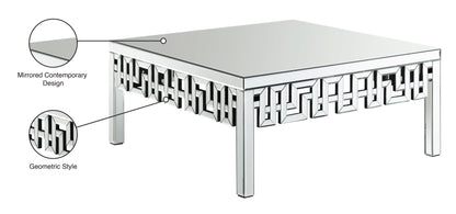 Aria - Coffee Table - Pearl Silver