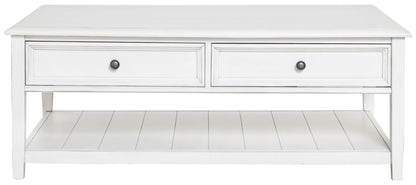 Kanwyn - Whitewash - Rectangular Cocktail Table