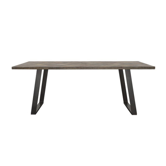 Misty - Solid Wood Dining Table - Gray Sheesham