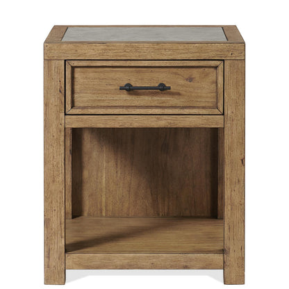 Bozeman - One Drawer Nightstand - Wood - Light Brown