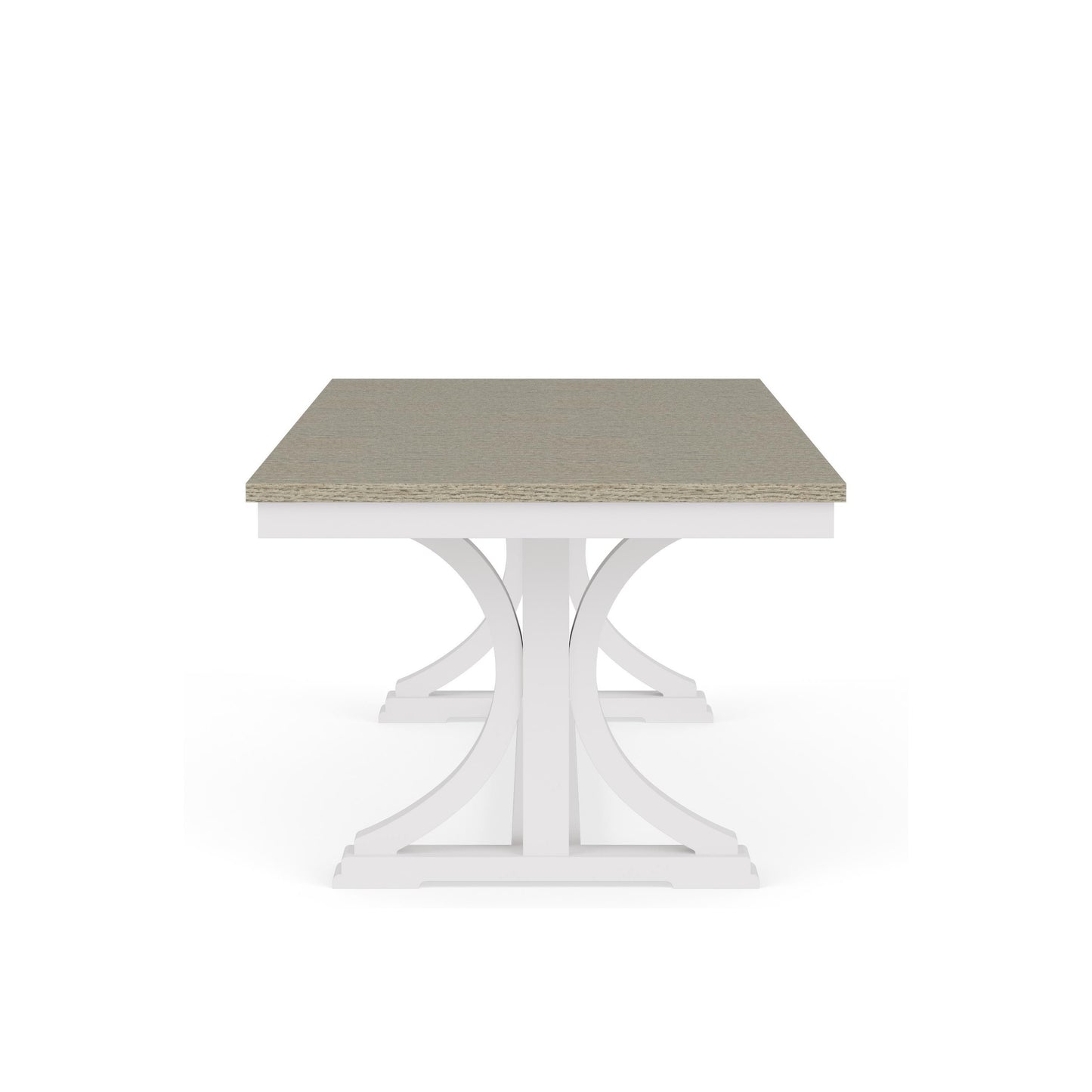 Cora - Trestle Dining Table - Cloud / Fog