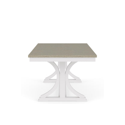 Cora - Trestle Dining Table - Cloud / Fog