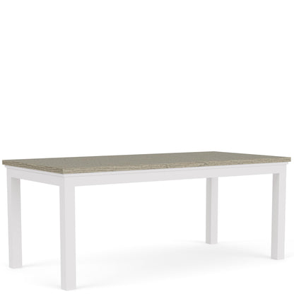 Cora - Rectangle Leg Dining Table - Cloud / Fog