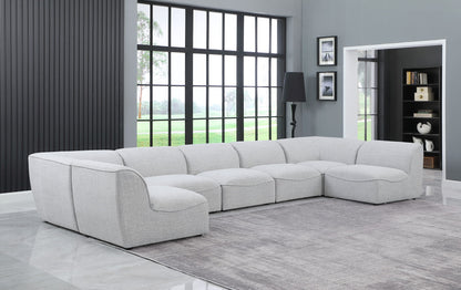 Miramar - Modular Sectional 7 Piece - Gray