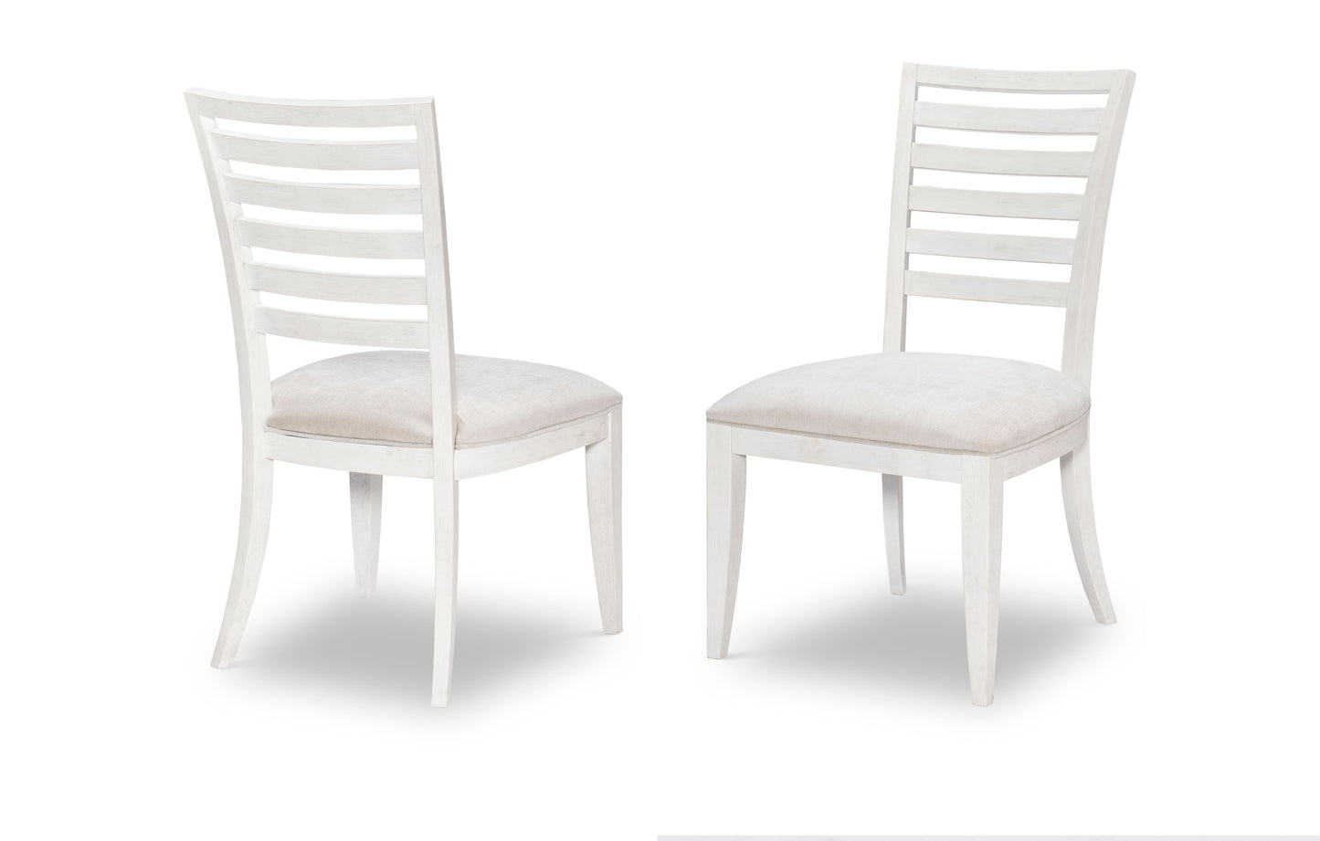 Edgewater Sand Dollar - Ladder Back Side Chair (Set of 2) - White