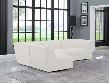 Miramar - Modular Sectional 4 Piece - Cream