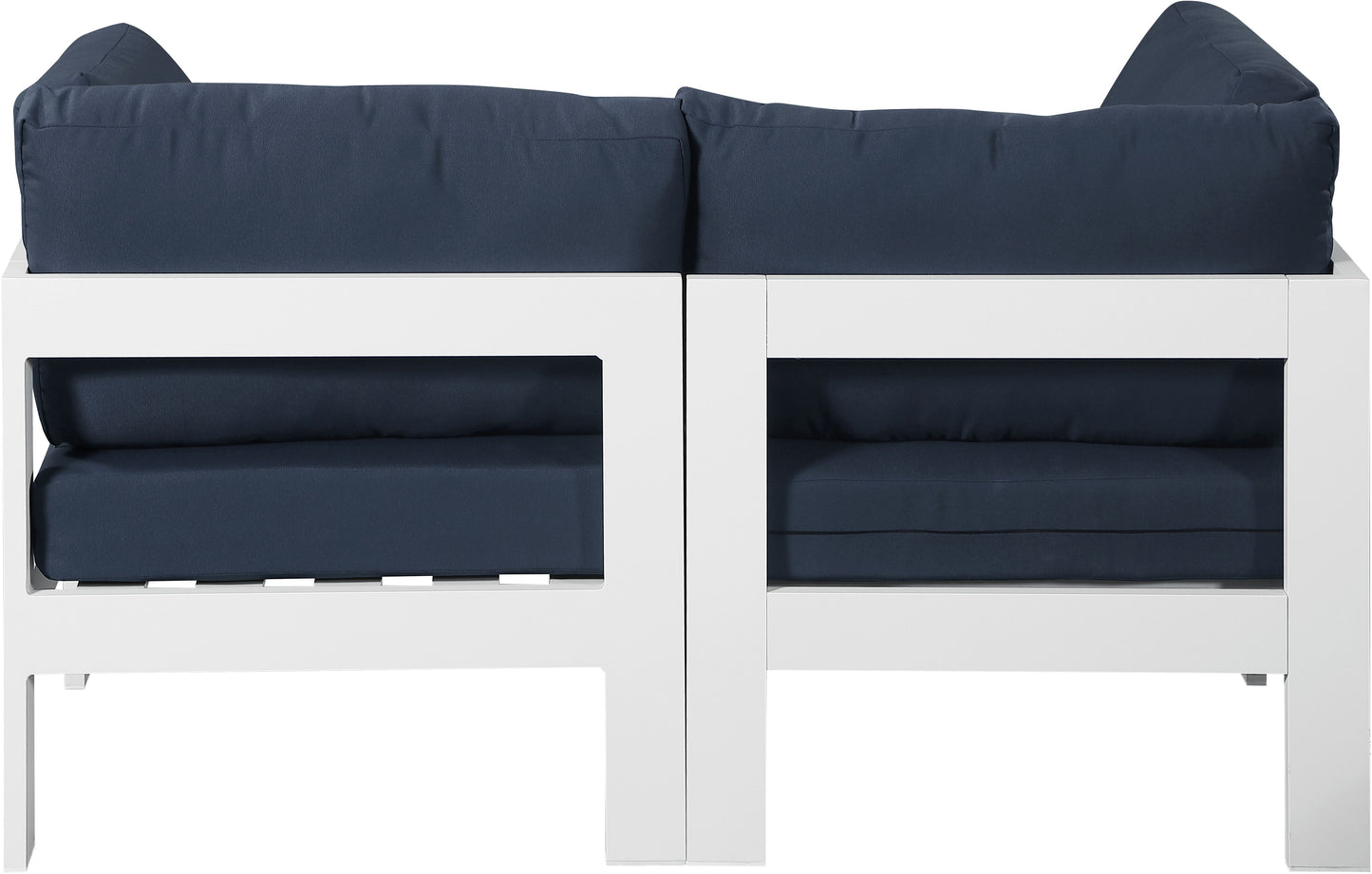 Nizuc - Outdoor Patio Modular Sofa - Navy - Modern & Contemporary