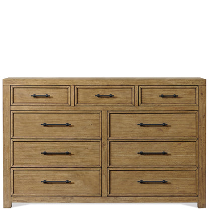 Bozeman - Nine Drawer Dresser - Light Brown