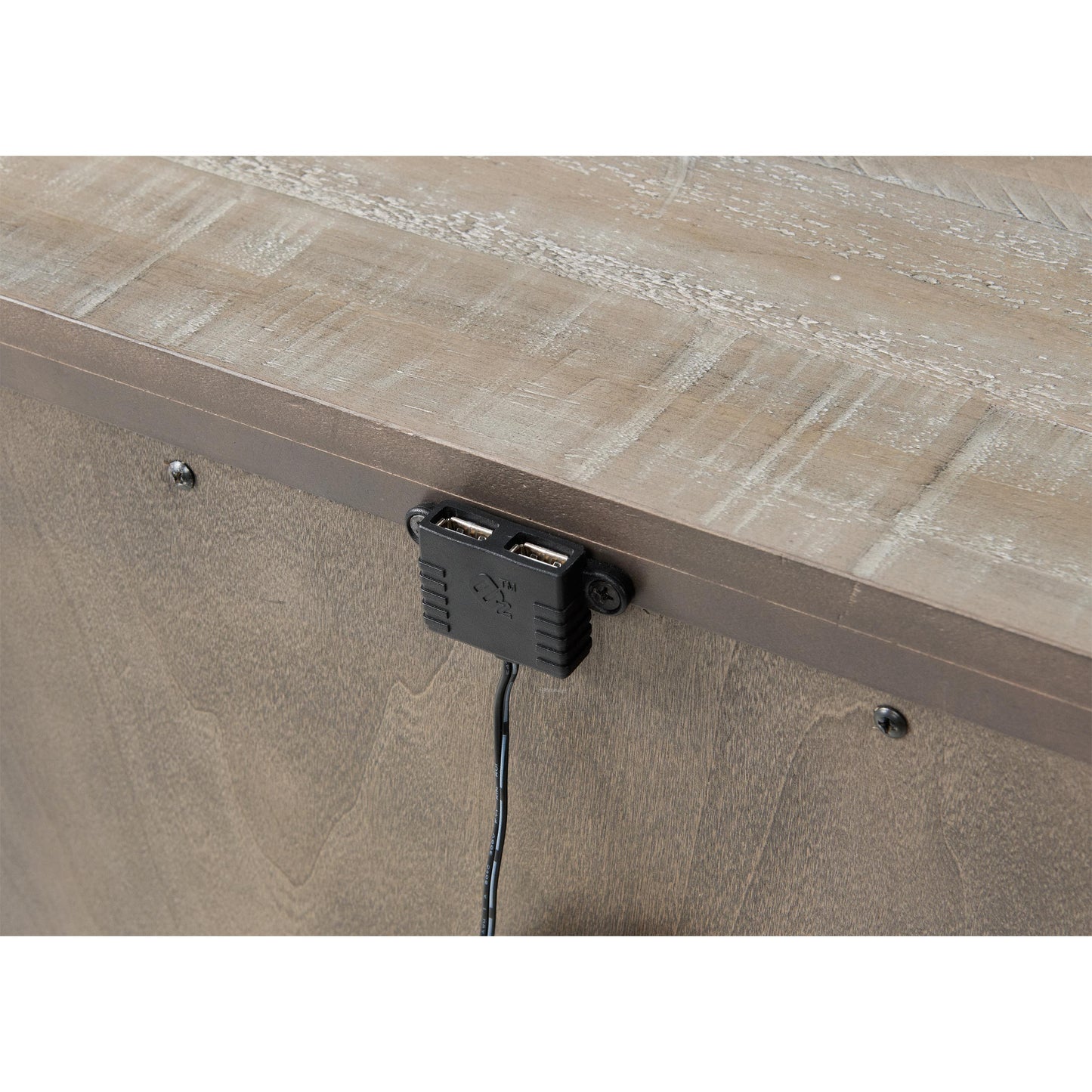 Intrigue - Three Drawer Nightstand - Light Brown