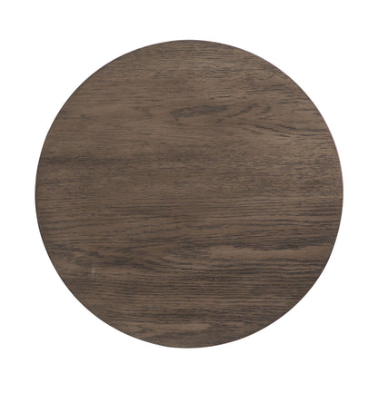 Bosley - Round Accent Table - Coffee Bean