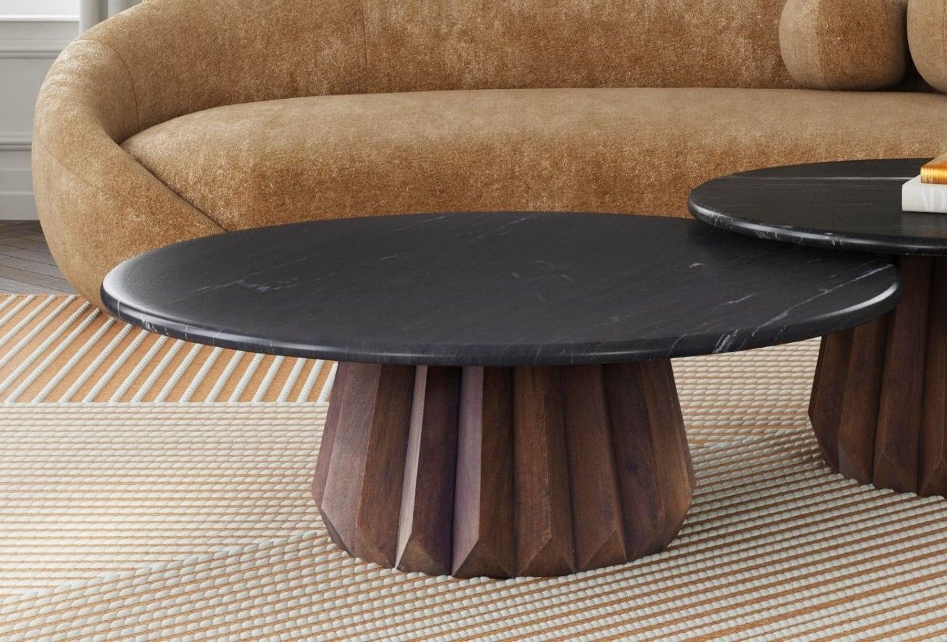 Jennings - Nesting Large Cocktail Table - Dark Brown