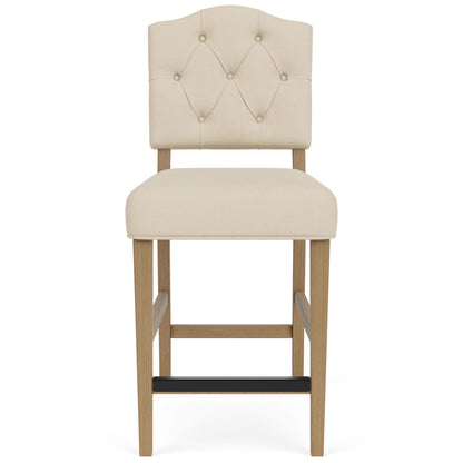 Mix-N-Match Chairs - Button Tufted Upholstered Stool