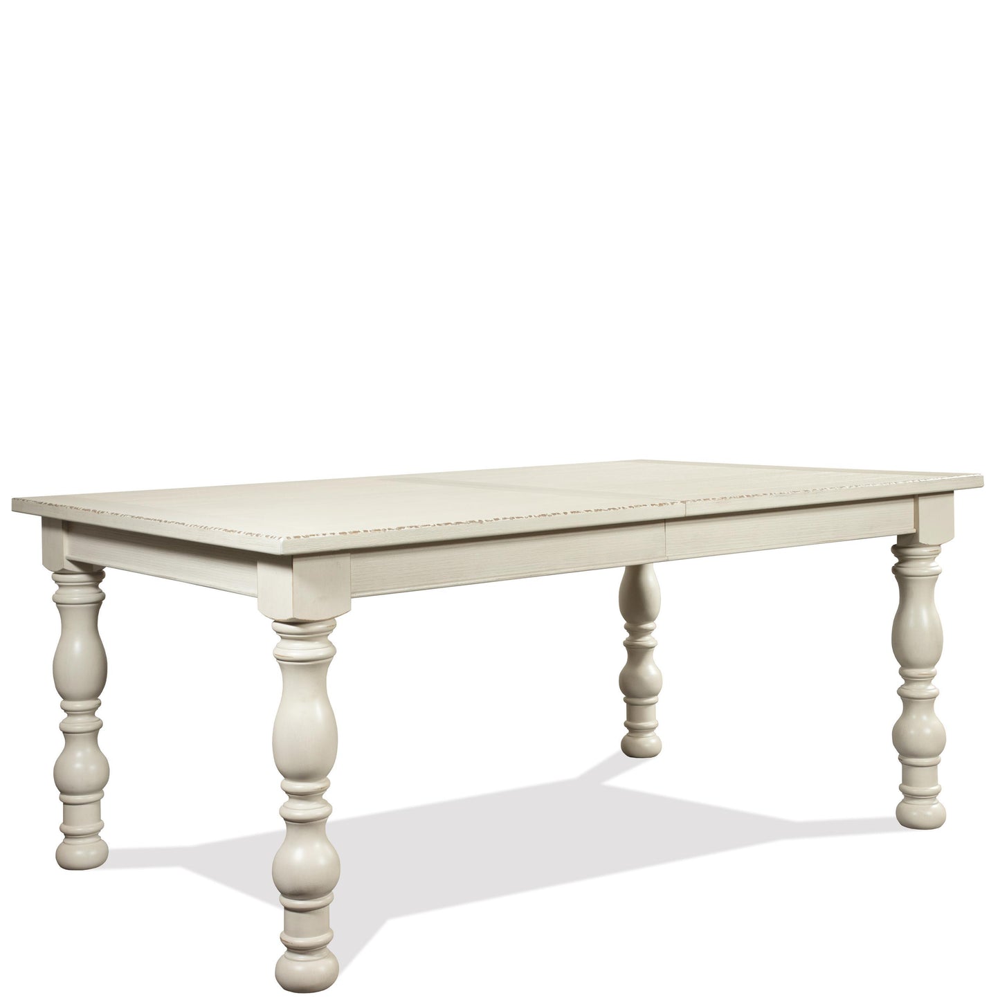 Aberdeen - Rectangle Dining Table - Weathered Worn White