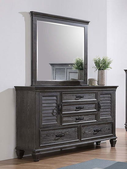 Franco - 5-Drawer Dresser With Mirror