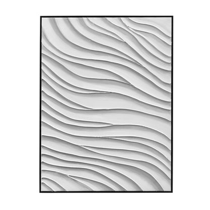 Ripples - Canvas Art - White