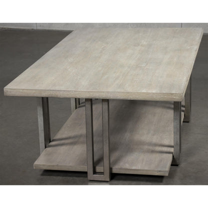 Adelyn - Rectangular Cocktail Table - Crema Gray