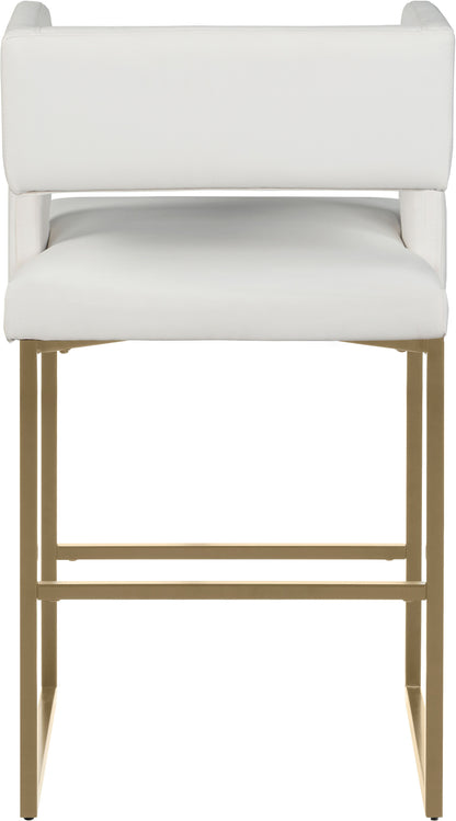 Caleb - Counter Stool with Gold Legs (Set of 2)