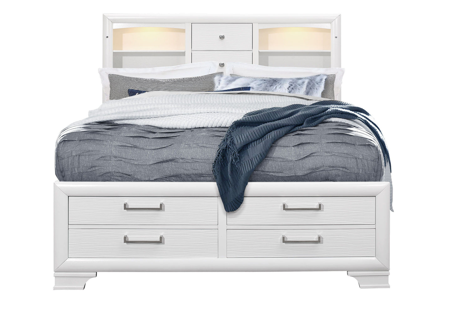 Jordyn - Queen Bed - White