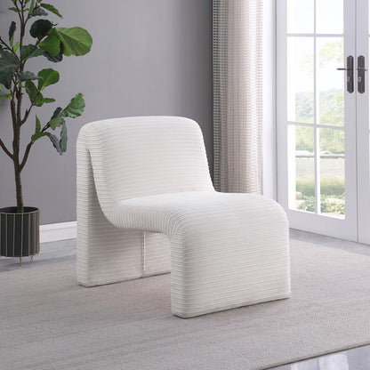 Drayton - Upholstered Curved Armless Accent Chair