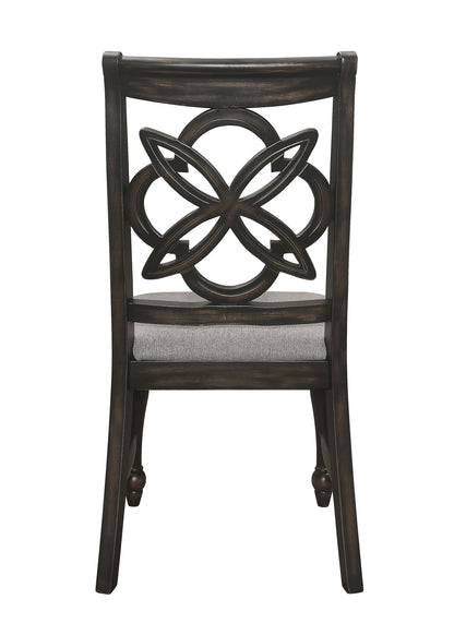 Hilara - Side Chair (Set of 2) - Dark Brown