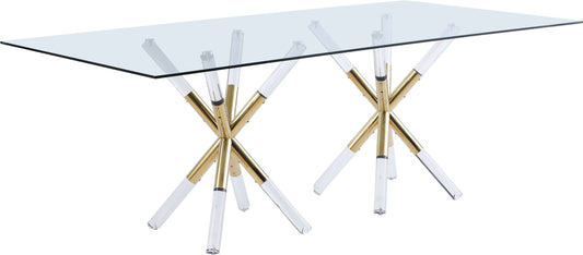 Mercury - Dining Table - Pearl Silver