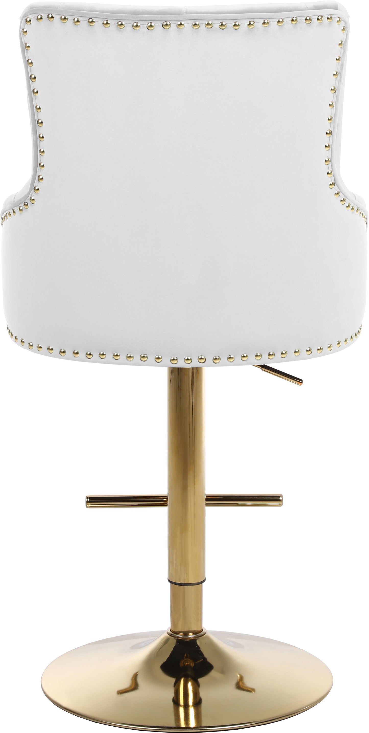 Claude - Adjustable Stool with Gold Base