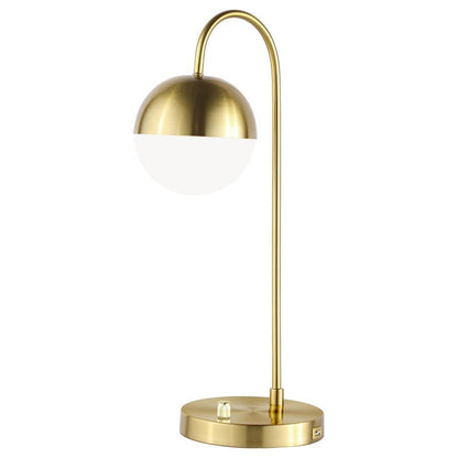 Merrick - Spherical Arched Bedside Table Lamp - Gold