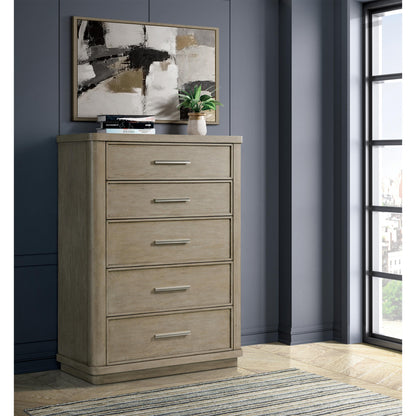 Pasadena - Five Drawer Chest - Light Brown