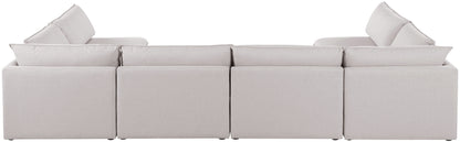 Mackenzie - Modular Sectional 6 Piece - Beige - Fabric