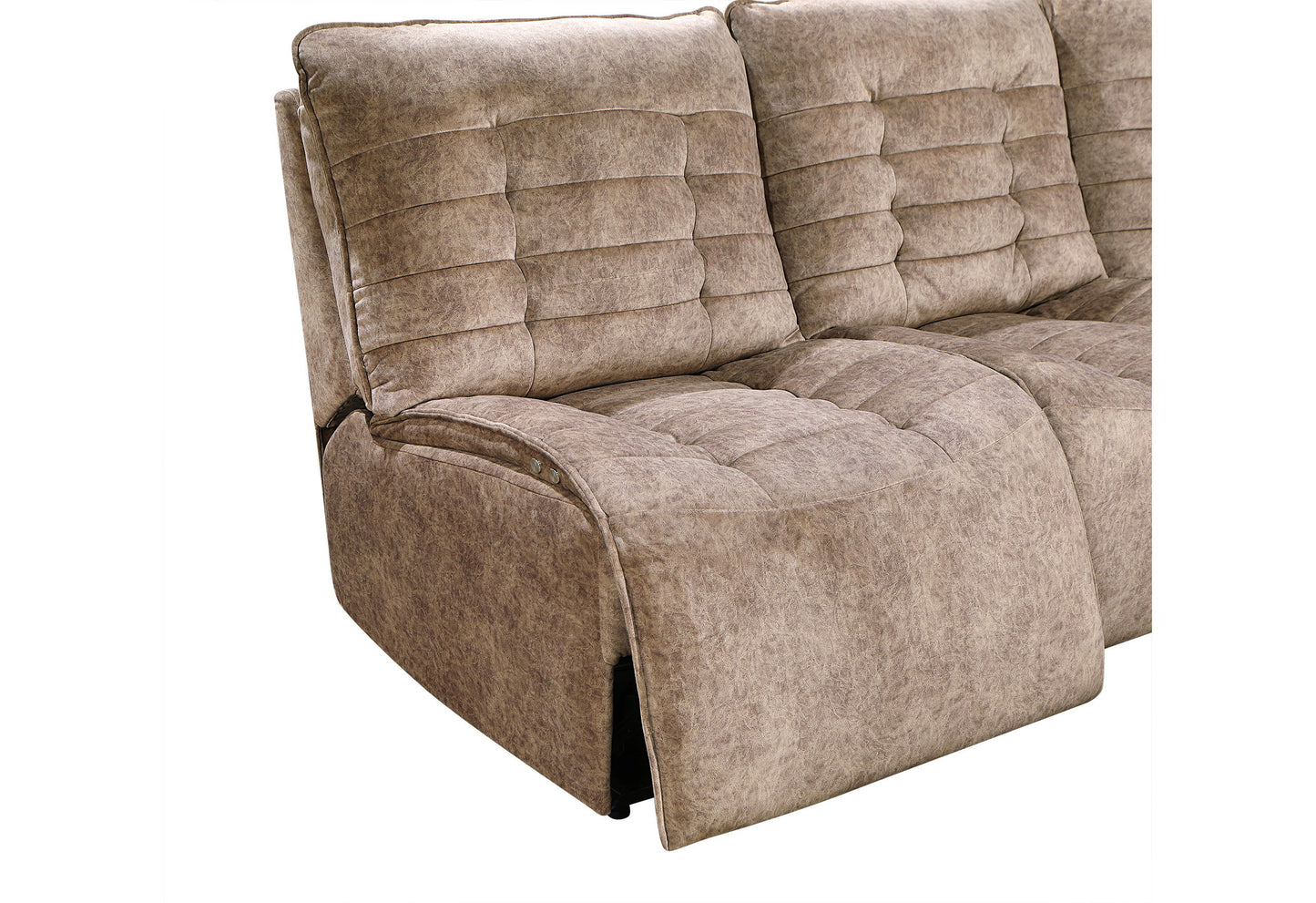 Build It Your Way U6066 - 3 Power Sofa - Domino Smoke