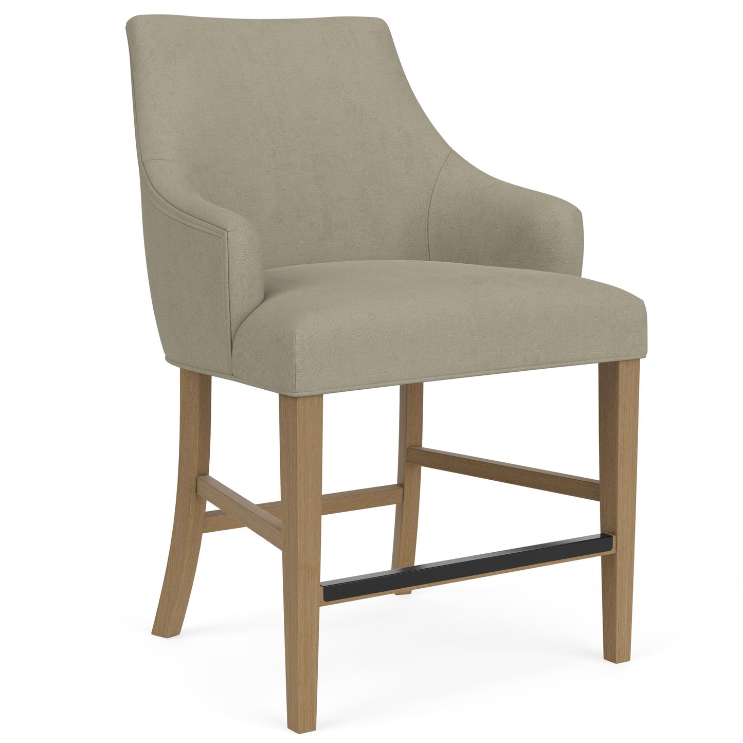 Mix-N-Match Chairs - Swoop Arm Upholstered Stool