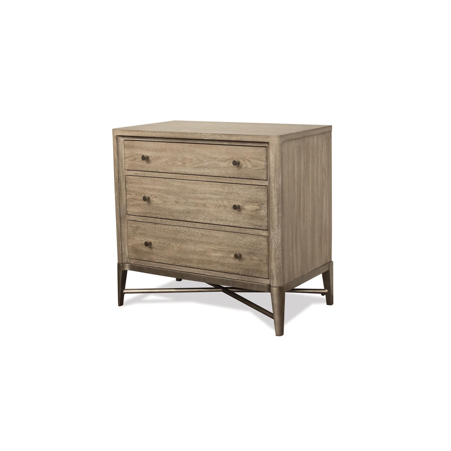 Sophie - Three Drawer Nightstand - Natural