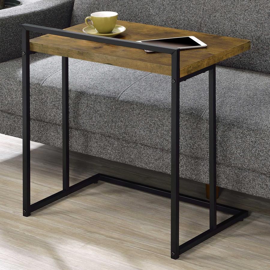 Dani - Rectangular C-Shaped Sofa Side Table