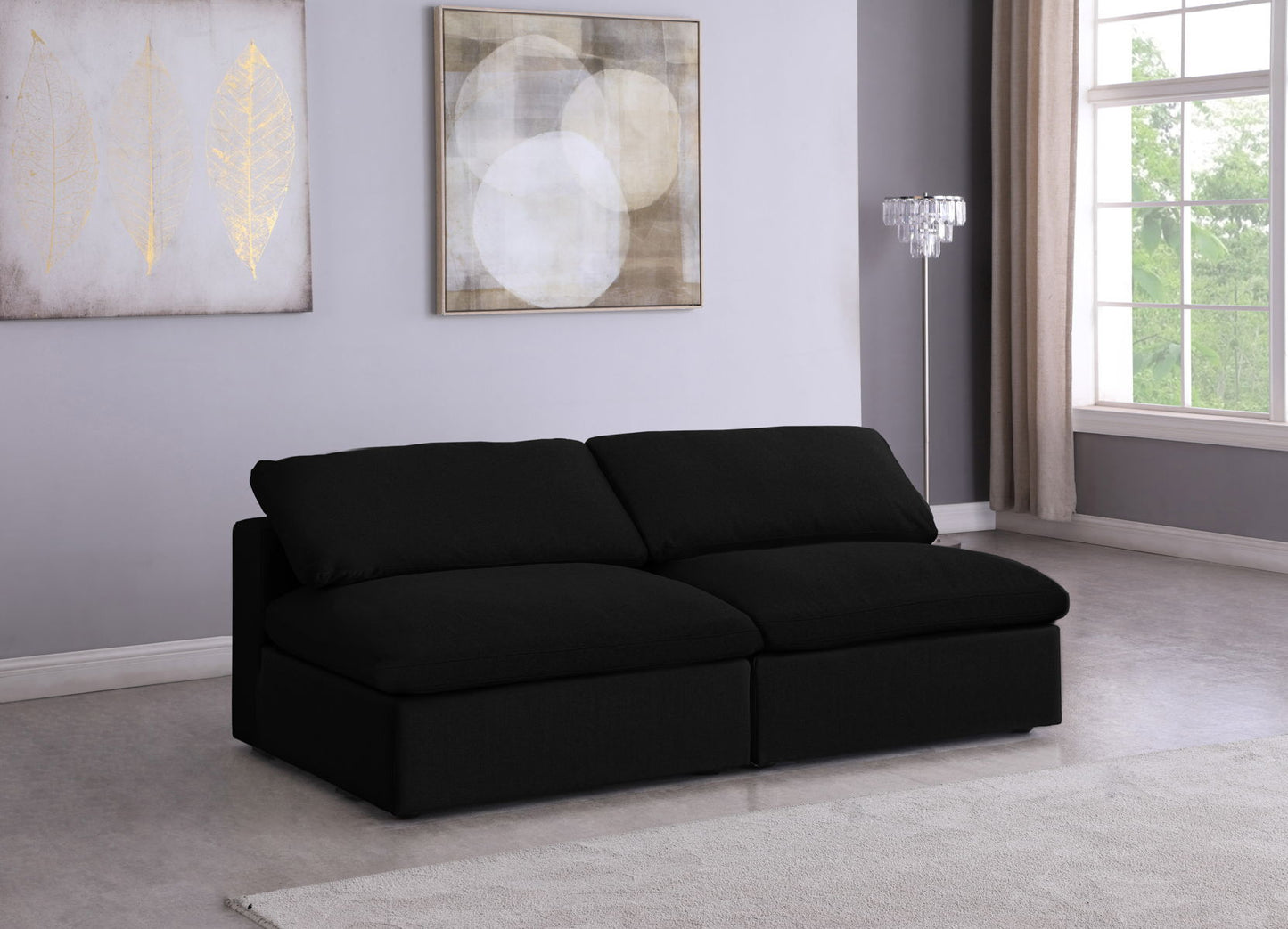 Serene - Modular Armless 2 Seat Sofa