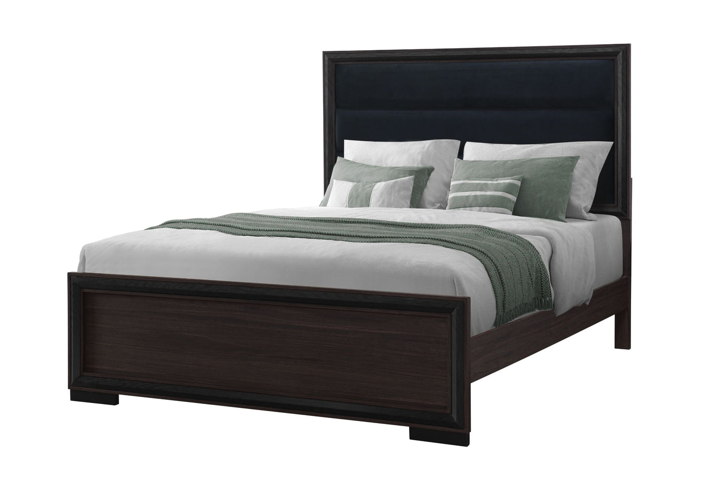 Amelia - 5 Piece Queen Bedroom Set - Brown