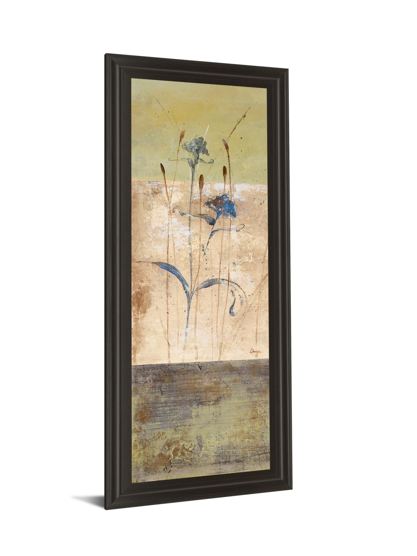 Kimono I By Loretta Linza - Framed Print Wall Art - Beige