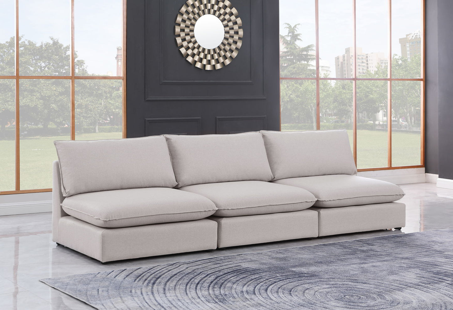 Mackenzie - Modular Sofa Armless - 3 Seats