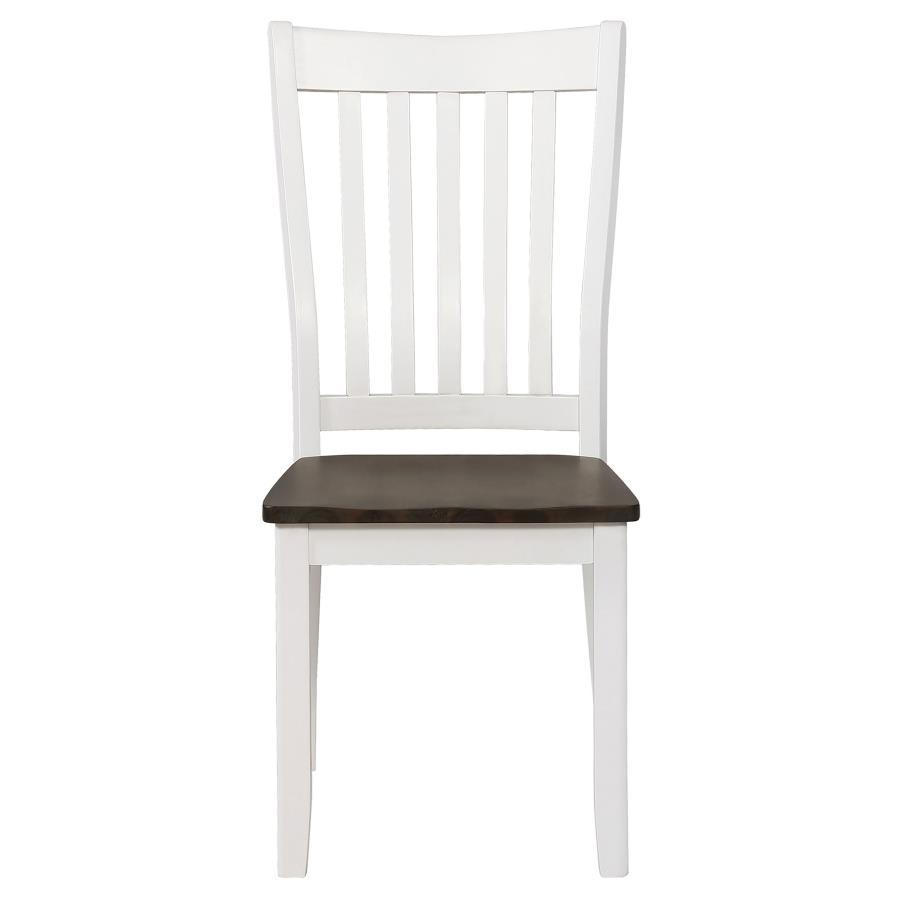 Kingman - Wood Dining Side Chair (Set of 2) - Distressed White