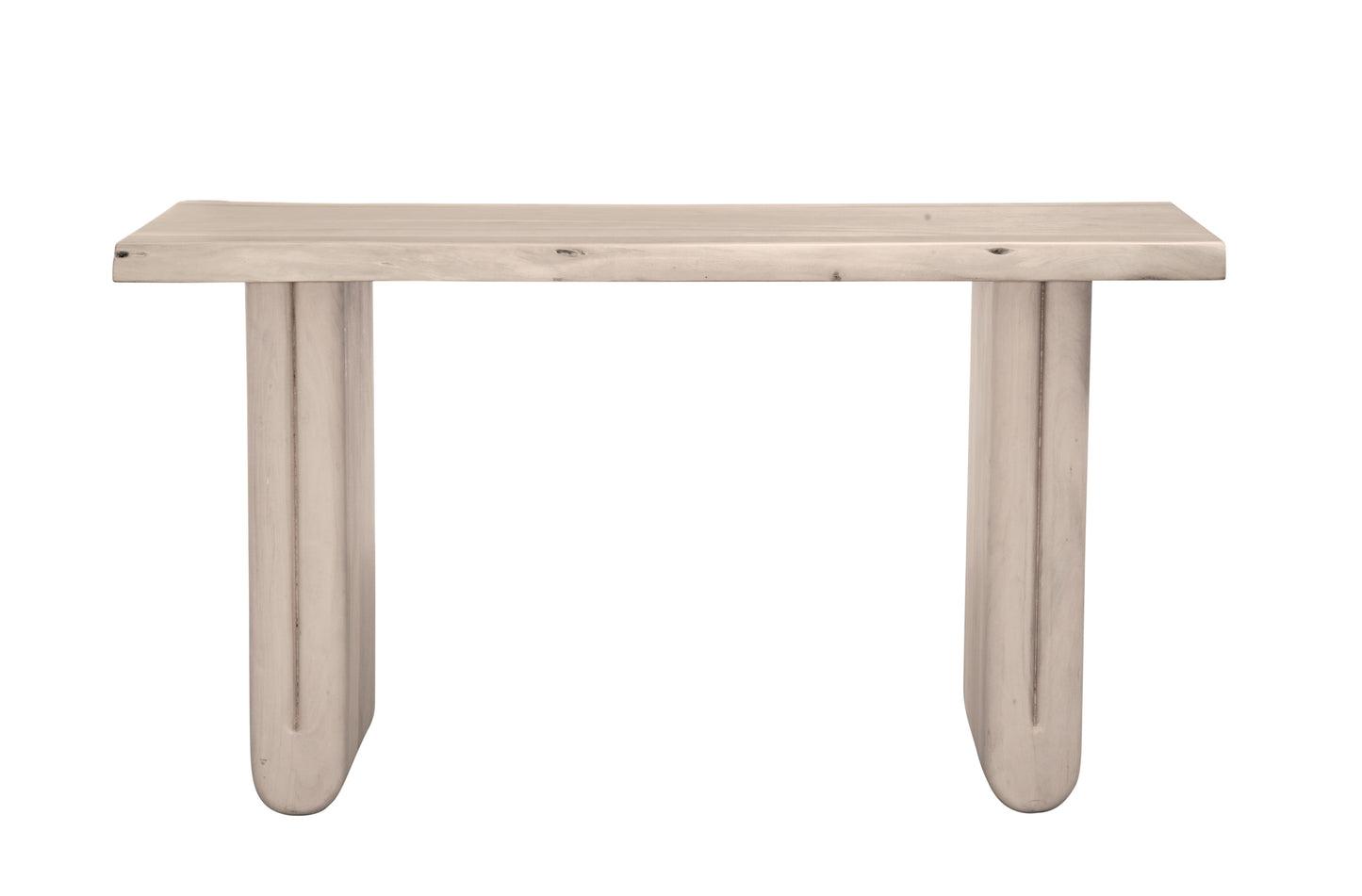 Nadia - Wood Console Table - White