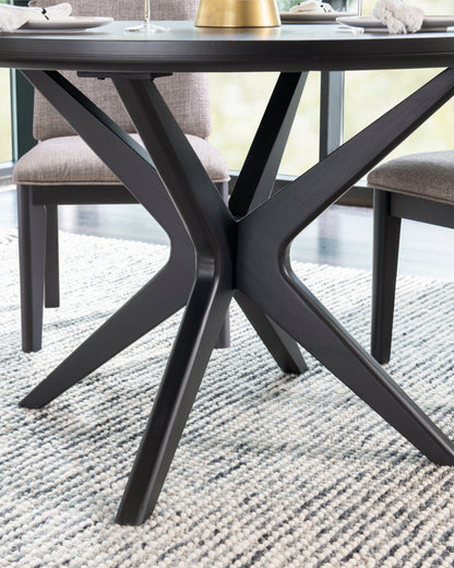 Avery - Round Table - Black