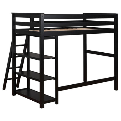 Anica - 3-Shelf Wood Loft Bed