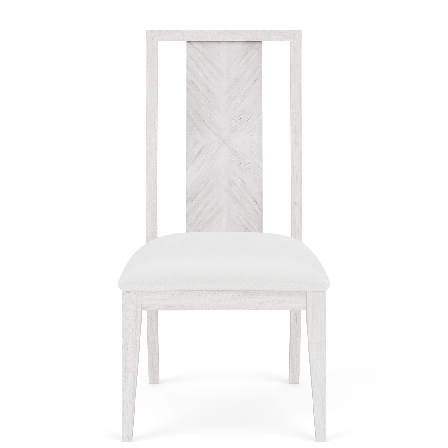 Hepburn - Wood Back Upholstered Side Chair (Set of 2) 2" - White